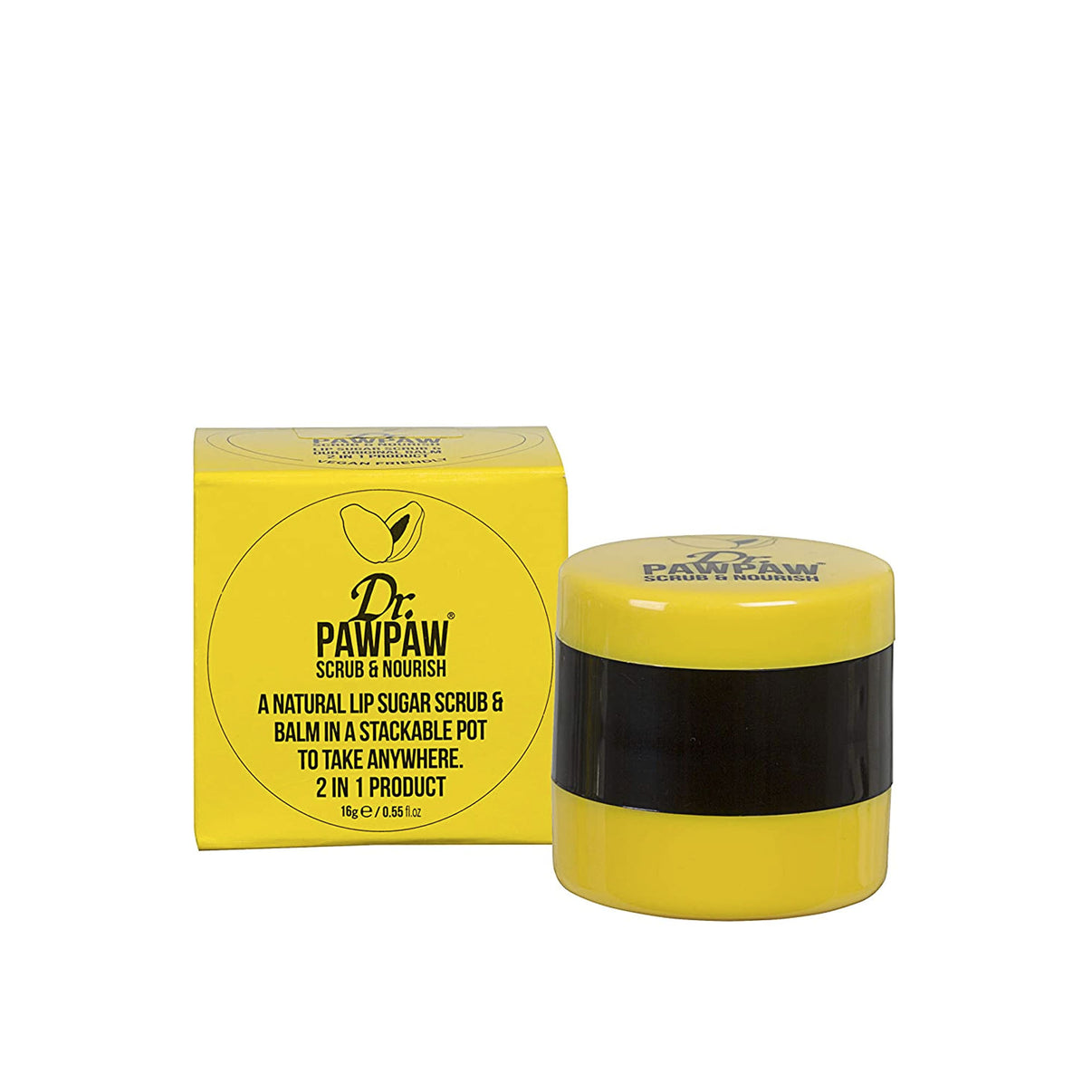 Lip Scrub & Nourish Duo Pot 1