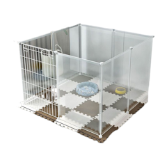 Transparent Puppy Kennel
