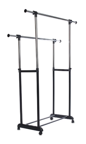 Mobile Clothes Rack Double	 1