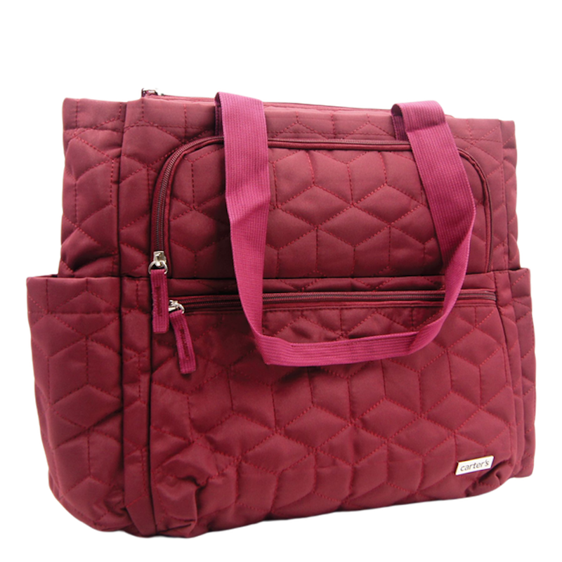 Large Quilted Tote Diaper Bag 4