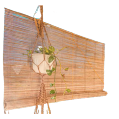 Roll Up Buri Blinds