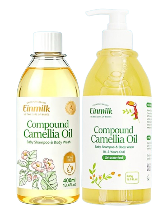 Compound Camellia Oil Baby Shampoo and Body Wash 1