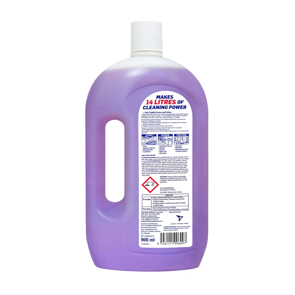 Multi Action Cleaner Antibacterial Lavender Scent 900 mL 2