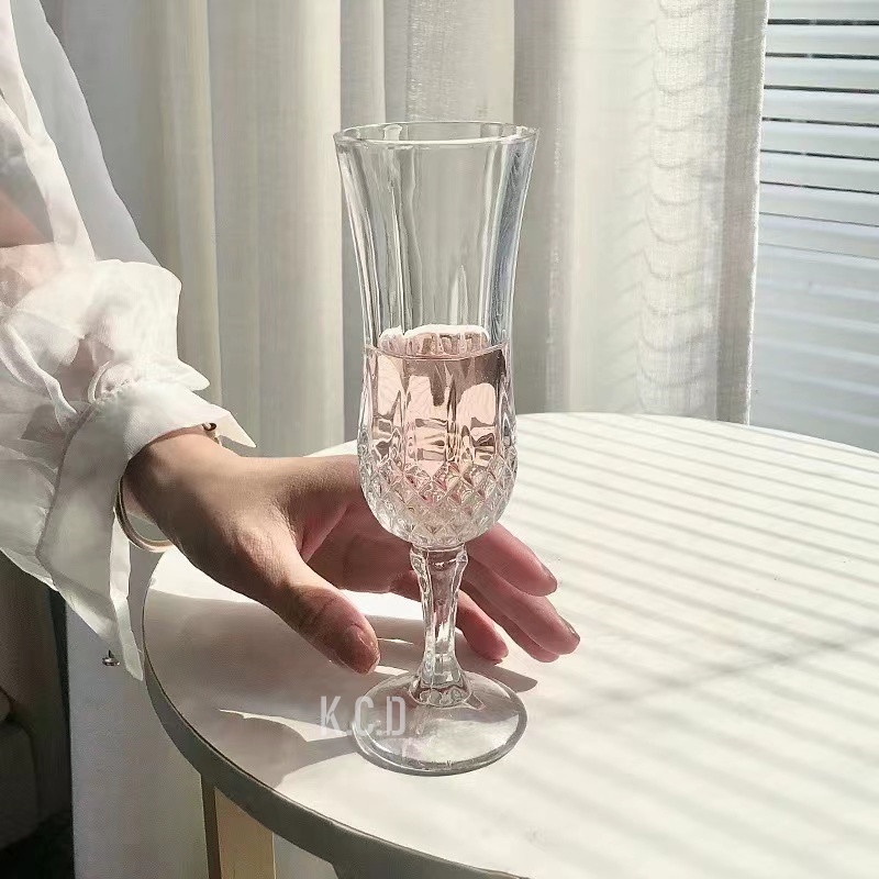 Premium Clear Glass Champagne Flute 2