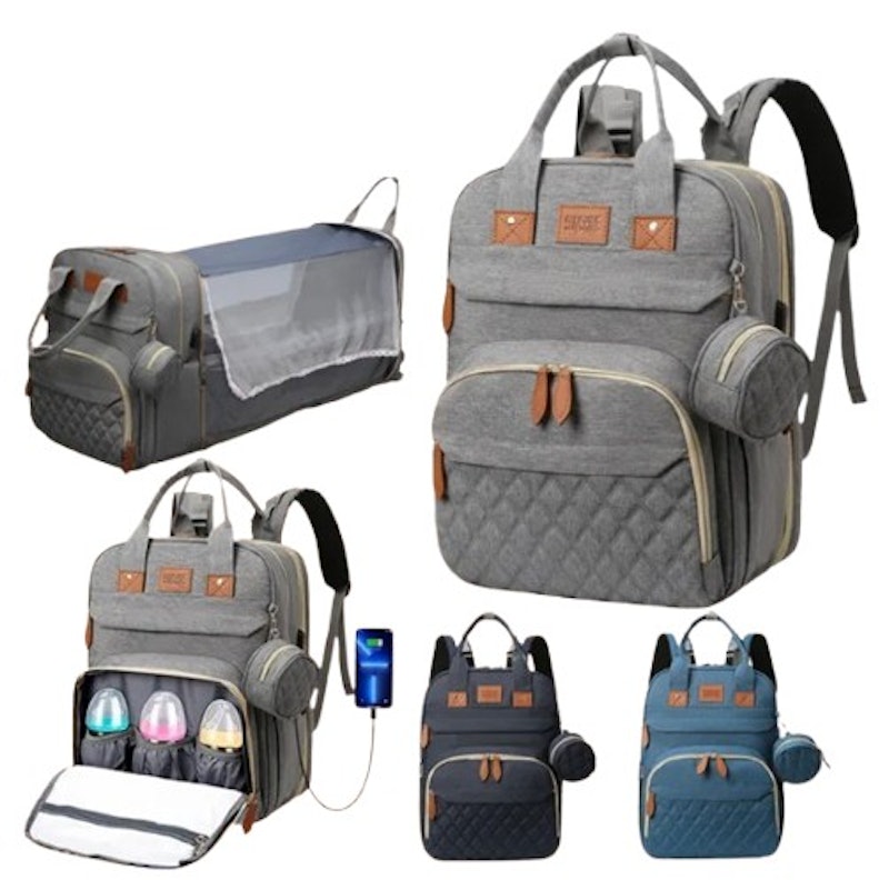 Travel Baby Bag Crib 2-in-1 Diaper Bag 1