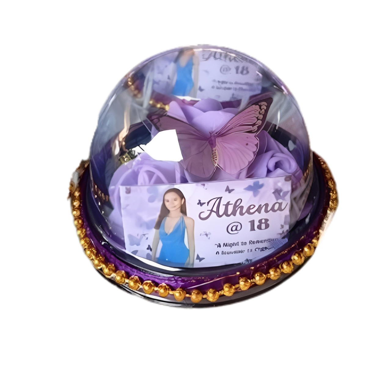 Personalized Dome Roses 1