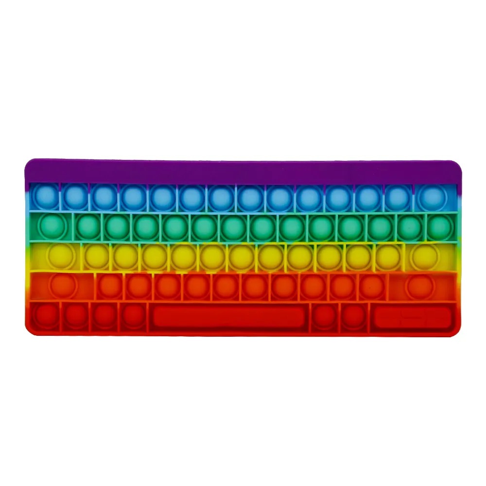 Pop It Fidget Toys Silicone Keyboard 1