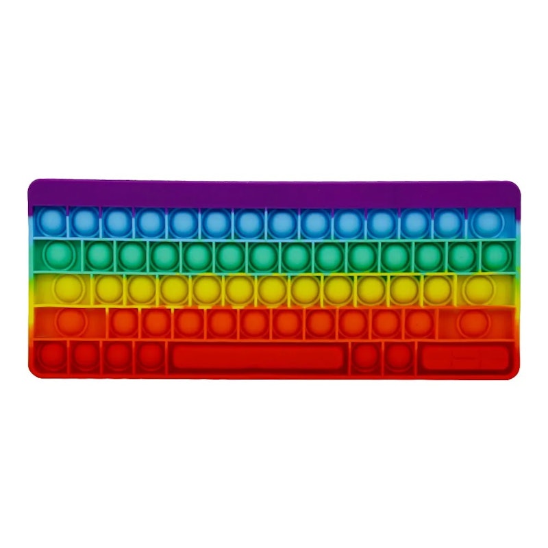 Pop It Fidget Toys Silicone Keyboard 1