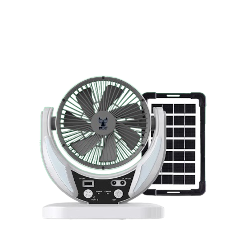 Solar Fan With Light 1