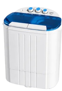 5 kg Twin Tub Mini Washing Machine With Spin Dryer	  1