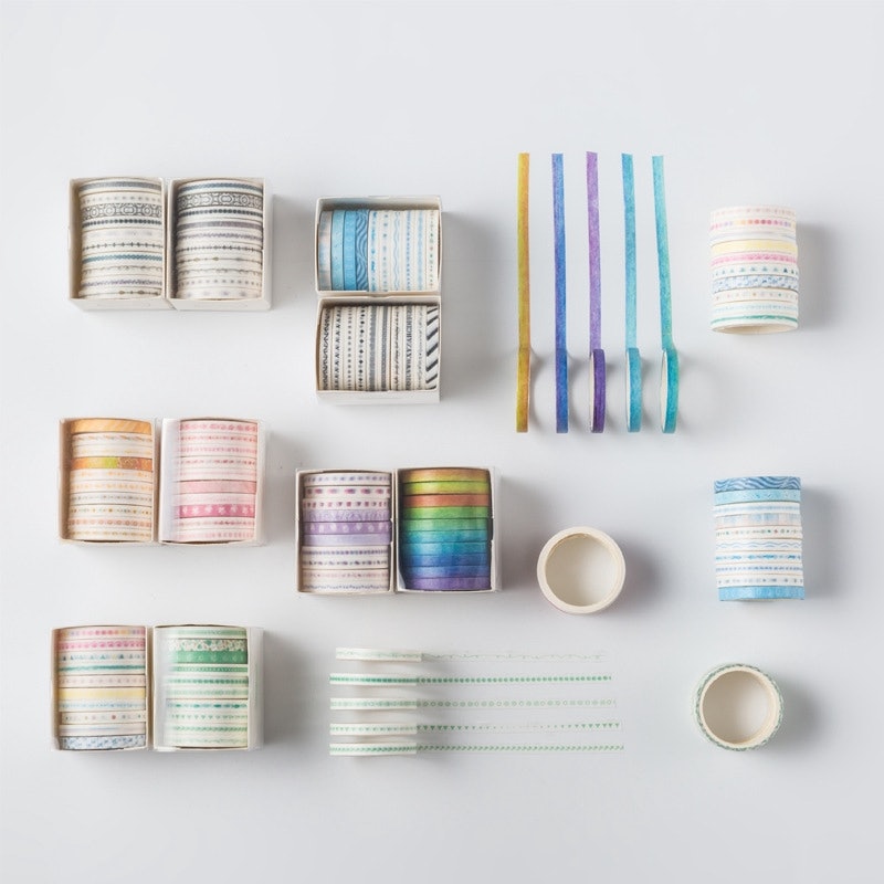 Colorful Slim Washi Tape 1