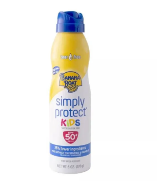 Simply Protect Kids Sunscreen Lotion Spray SPF 50+ 1