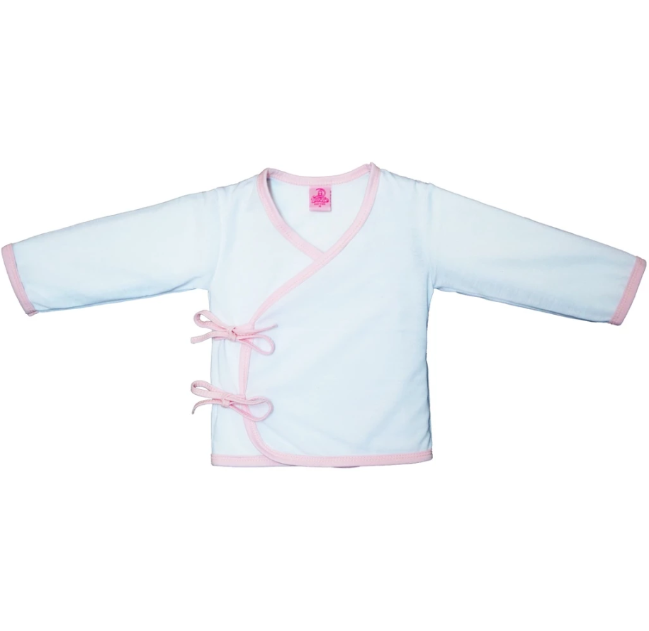 3-Piece Newborn Baby Cotton Long-Sleeved Tie-Side 3in1 Set 4