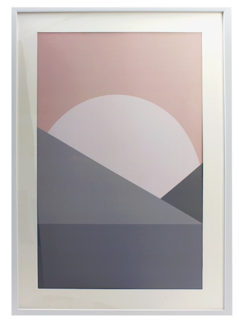 Pink Abstract Shapes 3