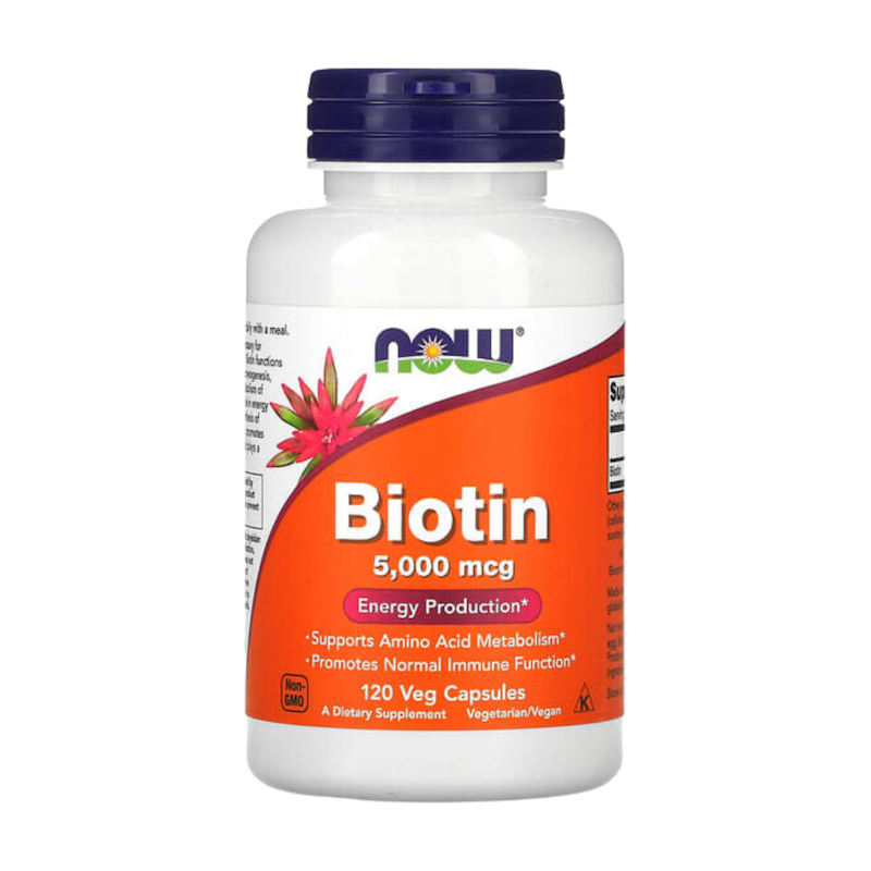 Biotin 5,000 mcg Veg Capsules 1