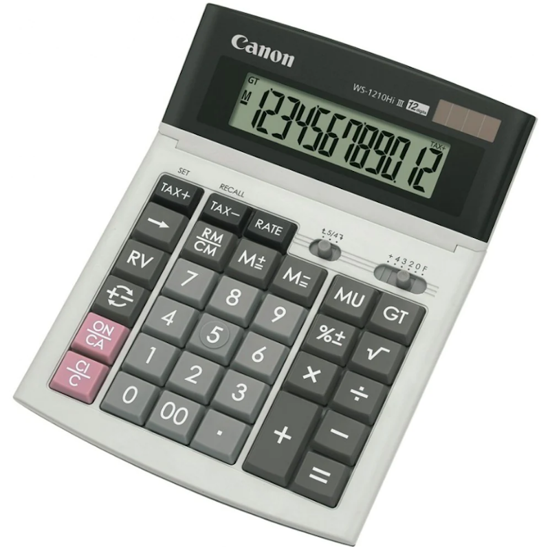 Canon Desktop Calculator WS-1210Hi III 1