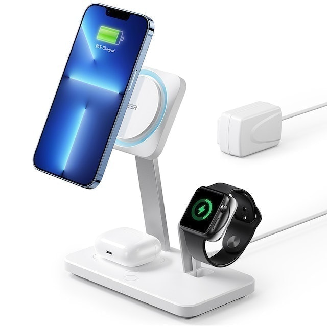 HaloLock™ 3-in-1 Wireless Charger with CryoBoost™ 2