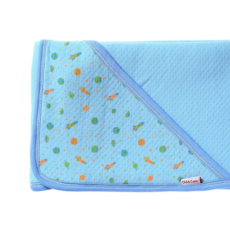 Hooded Blanket With Layered Fabric 4