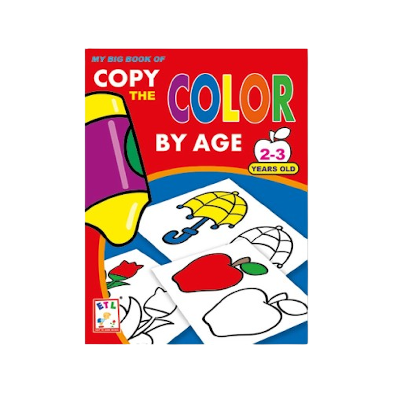 My Big Book of Copy the Color by Age 1