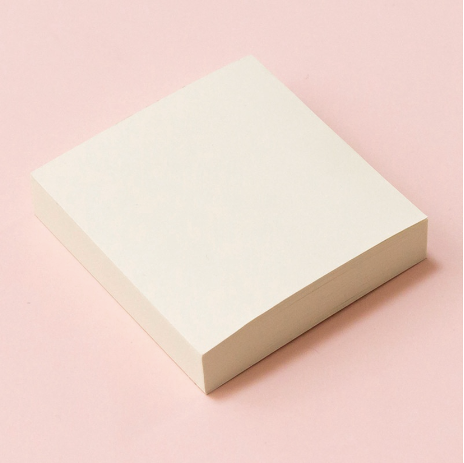 Simple Horizontal Line Grid Blank Memo Pads 4