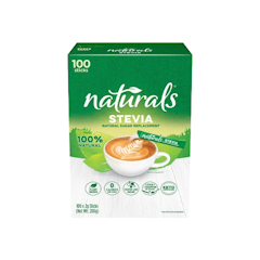 Stevia Zero Calorie Sweetener 100 Sticks