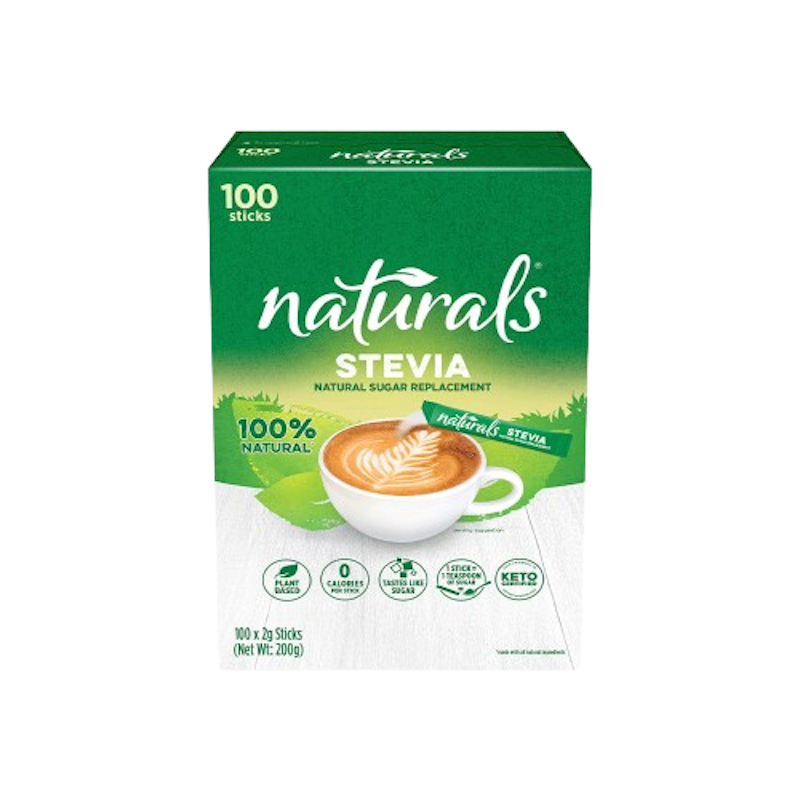 Stevia Zero Calorie Sweetener 100 Sticks 1