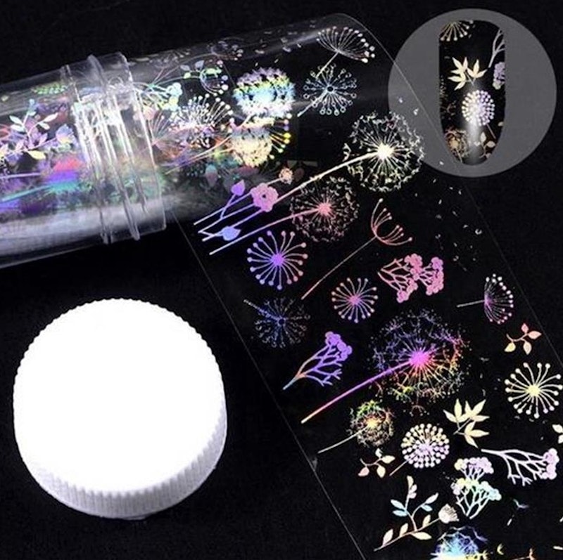 Holographic Water Transfer Nail Decal 2