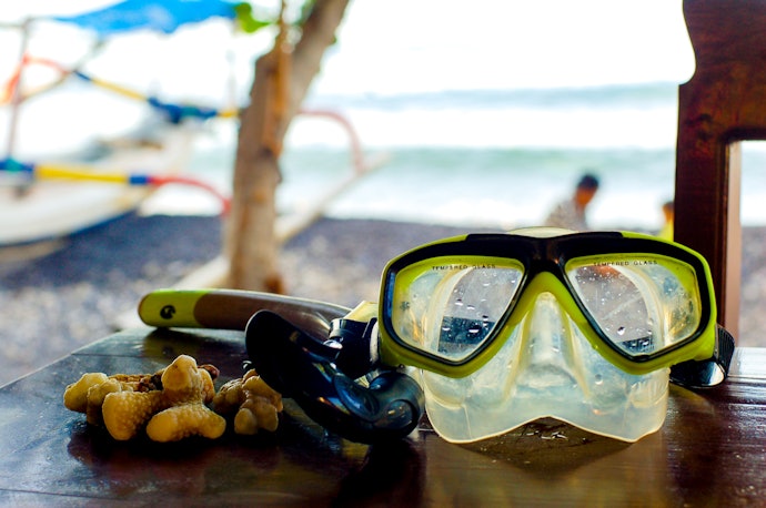 Get a Snorkeling Mask With a Wide Skirt