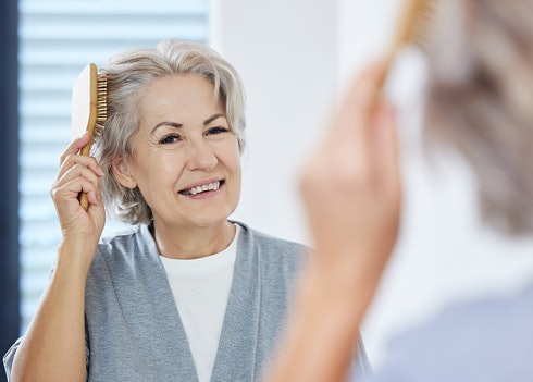 Determine the Amount of White Hair You Want to Cover Up