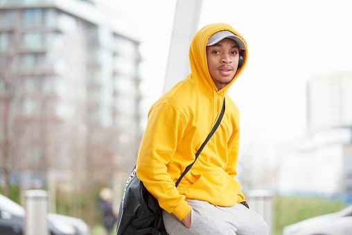 Nail the Athleisure Style by Mixing Sports Pieces, Casual Wear, and a Cap