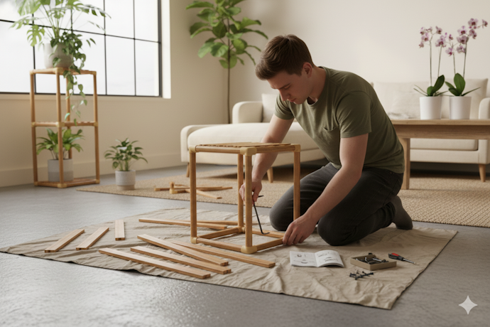 Decide on the Assembly Type: Easy No-Tool Stands or DIY Kits