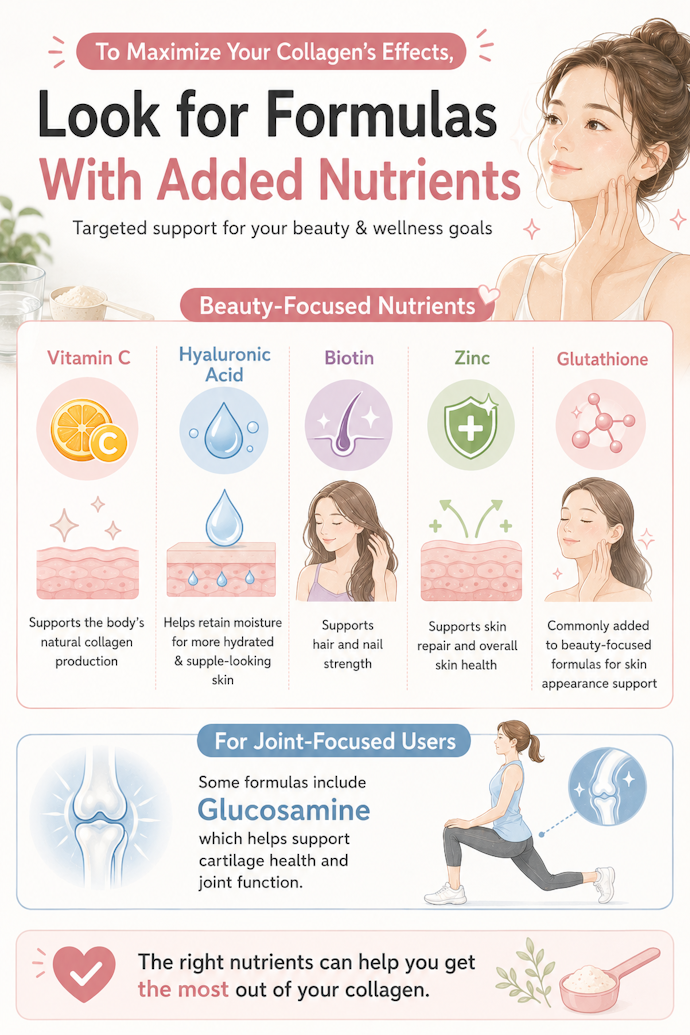 To Maximize Your Collagen's Effects, Look for Formulas With Added Nutrients