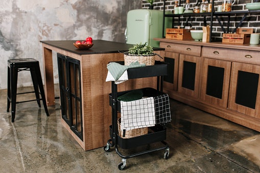 Consider Small Space Solutions Such as Rolling Carts