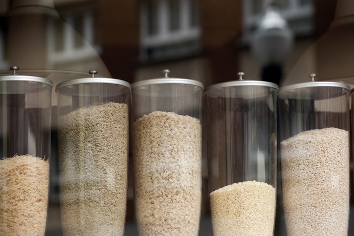 Display Windows for Easy Checking of Rice Level