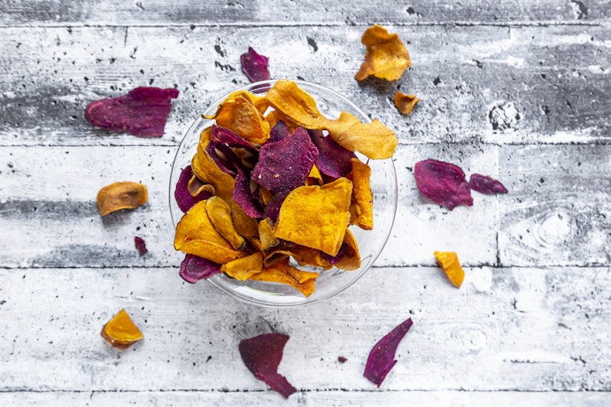 Select Between Fried, Baked, or Dried Vegetable Chips