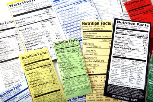 Inspect the Nutritional Information to Determine Protein and Calorie Content