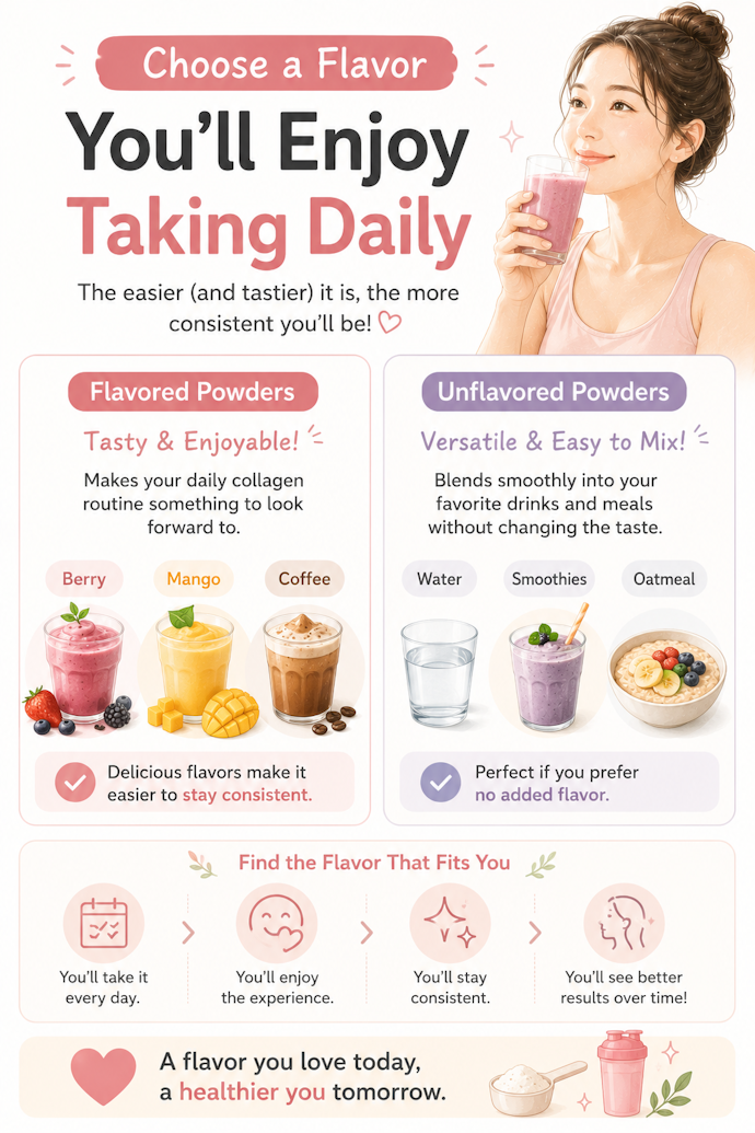 Choose a Flavor You'll Enjoy Taking Daily