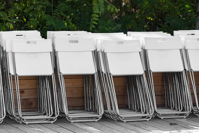 Stackable Chairs Save Storage Space