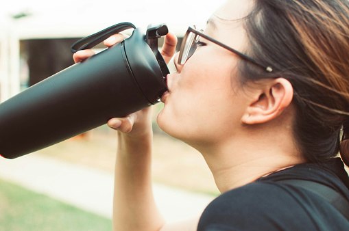 Flip-Top Lids Work Well for Quick Sips