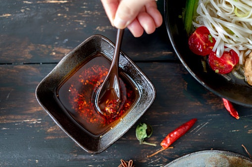 Elevate Your Dipping Sauce With Soft and Chewy Chili Garlic Oil