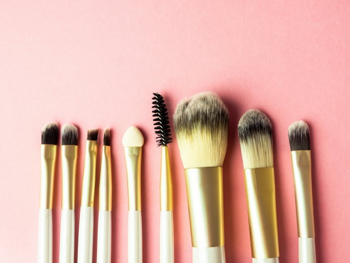 For Creams and Liquids, Opt for Synthetic Brushes