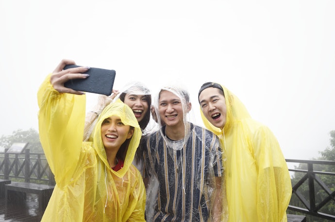 For Emergency Use: Disposable Raincoats Are Lightweight and Easy to Pack