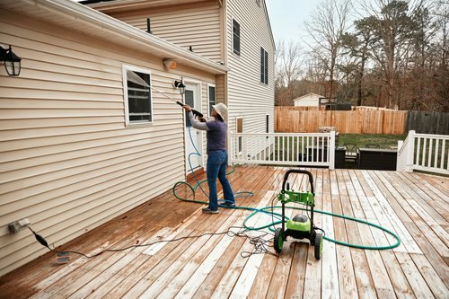 For Large Concrete Areas and Heavy-Duty Cleaning: Go for a Gas Pressure Washer
