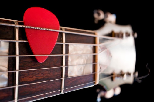 Delrin or Tortex Picks Provide a Balanced Feel With A Non-Slip Grip