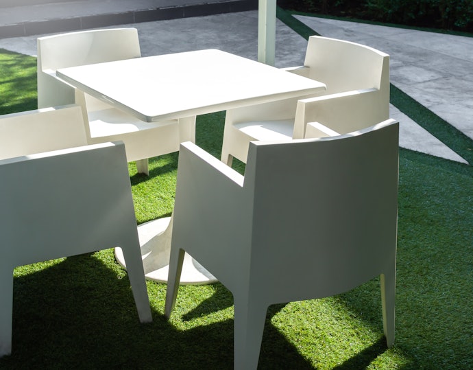 Lightweight and Budget-Friendly PVC or Plastic Table for Outdoors