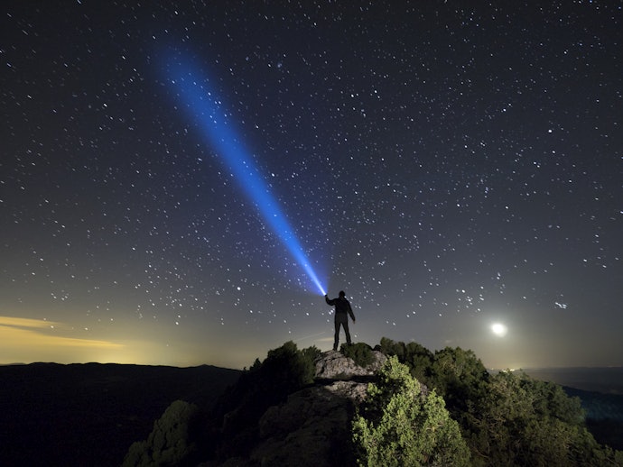 Spot Beams Allow for Long-Distance Illumination
