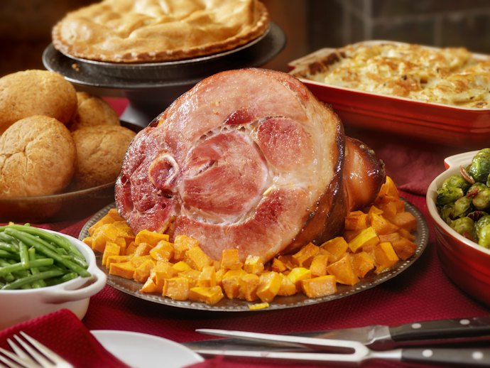 Bone-In Ham for a Traditional Christmas Feel