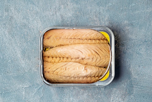Mackerel Is a Good Source of Protein and Fats