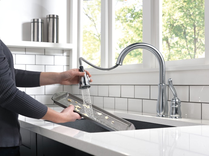 Pull-Down Faucets Offer Flexibility Without Cluttering Your Sink Area
