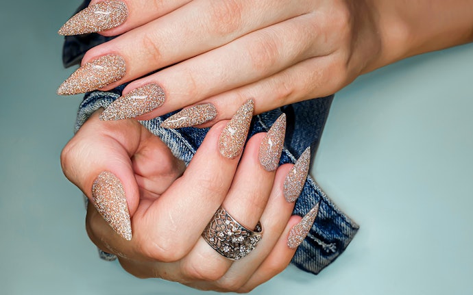 Creative Finishes Like Glitter, Ombre, and Cat-Eye for Nail Art